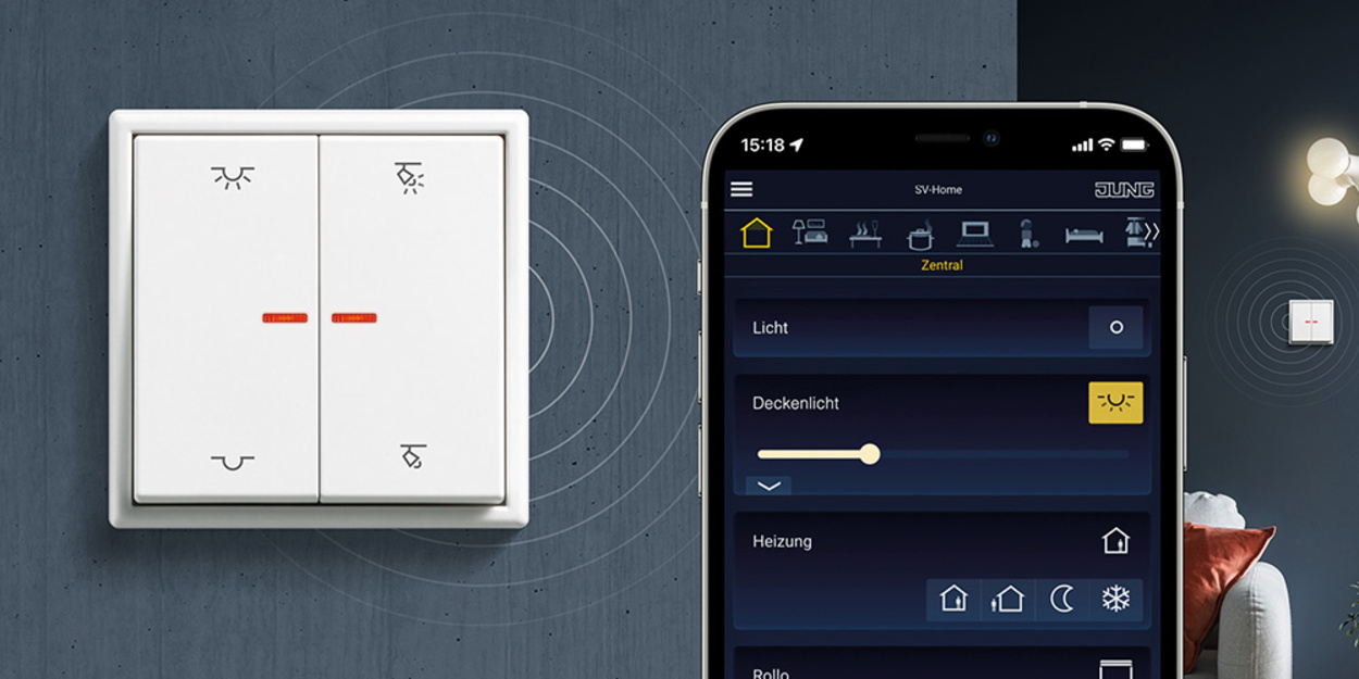 KNX RF Taster bei EnergieCraft Elektrotechnik GmbH in Bad Nauheim